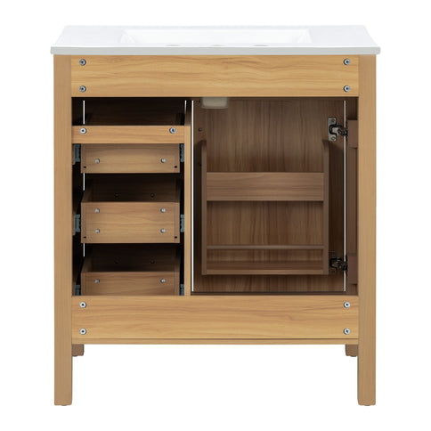 Modern Traditional Bathroom Vanity With Sink