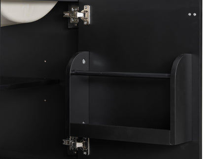 Bathroom Vanity With Sink, Soft Close Door, Adjustable U-Shaped Shelf