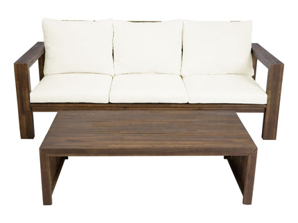 3 Seater Patio Set, Outdoor Sofa & Coffee Table Set