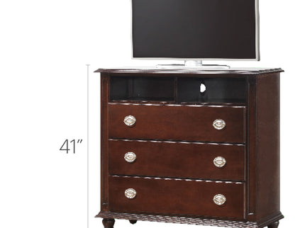 Media Storage Chest - Cappuccino