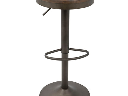 Dakota - Industrial Design Adjustable Barstool (Set of 2)