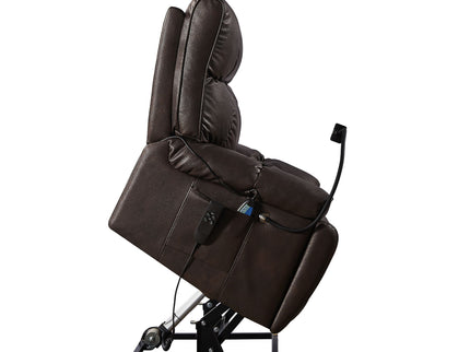 Recliner Chair With Phone Holder, Electric Power Lift Recliner Chair With 2 Motors Massage And Heat For Elderly, 3 Positions, 2 Side Pockets, Cup Holders