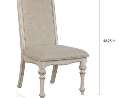 Elegant Dining Set Round Table And Side Chairs