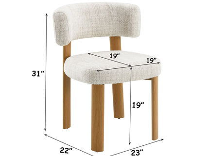Ogin - Side Chair (Set of 2) - Beige / Gray