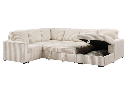 Thurston - Storage Sectional Sofa With Pop Up Bed