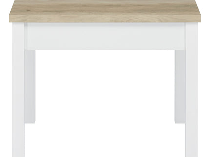 Quintara - 3 Piece Coffee Table Set - Natural / White