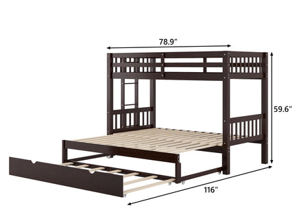 Smooth Mobility Bunk Bed With Trundle