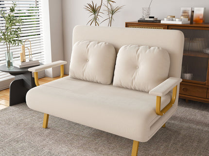 5 In 1 Convertible Sofa Bed For 2 With Adjustable Backrest