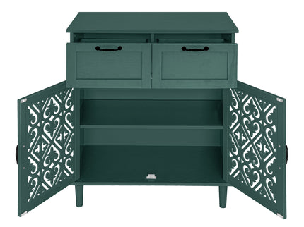 2 Door 2 Drawer Elegant Cabinet