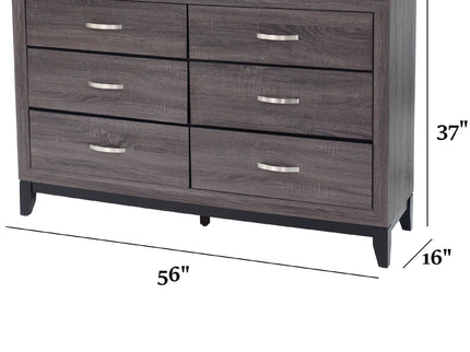 1 Piece Dresser Bedroom Furniture - Gray