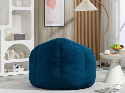 Bedding Bean Bag Sofa Chair High Pressure Foam With Footrest