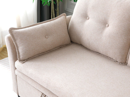 L-Shaped Reversible Chaise Sectional Sofa With Storage