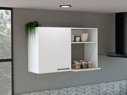 Burwood - Kitchen Wall Cabinet With 2 Doors And Shelves - White