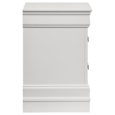 2 Drawer Nightstand - White