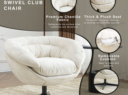 Modern Office Chair With 360 Degree Swivel