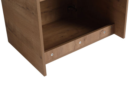 Wall Mounted Bathroom Vanity With Sink And Storage Shelves, Soft Close Doors