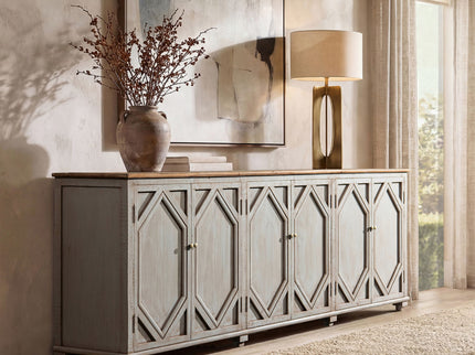 Colette - 6 Door Cabinet Sideboard - Brown