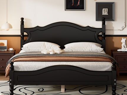 Platform Bed Frame With Slat Support