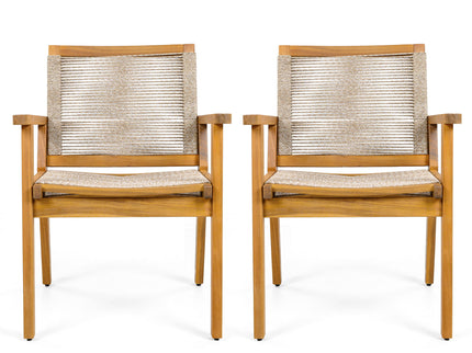 Outdoor Rope Dining Chair (Set of 2)