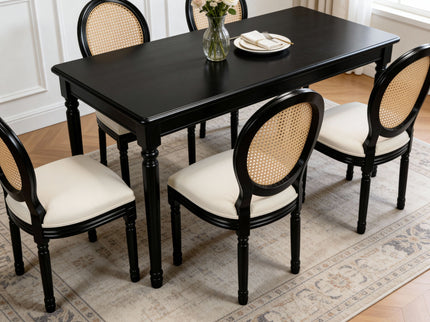 French Country Dining Chairs With Round Back (Set of 2)