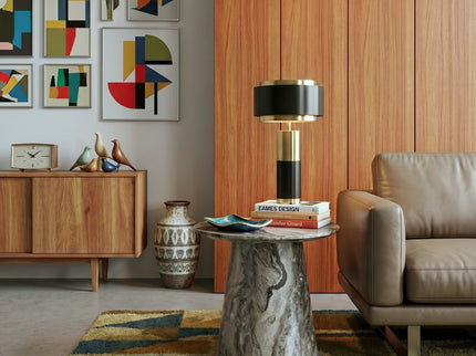 Circular Coffee Table With Adjustable Feet