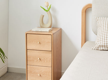 Free-Standing Corner Storage Cabinet For Living Room