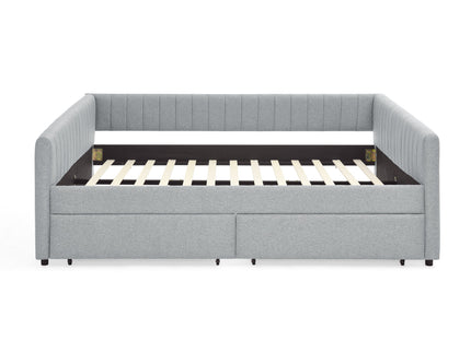 Upholstered Queen Daybed With 2 Drawers