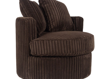 Swivel Upholstered Accent Chair For Living Room