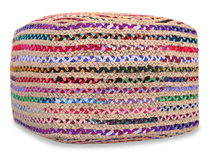 Margo - Square Pouf - Multicolor