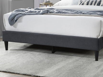 Bed Upholstered Box Design Headboard