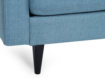 Jenny - Contemporary Tufted Fabric 3 Seater Sofa