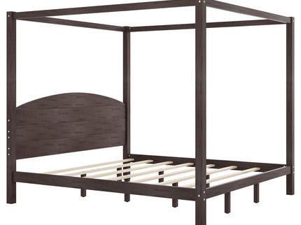 anopy Platform Bed With Headboard And Support Legs