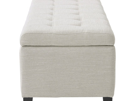 Upholstered Storage Ottoman Bench