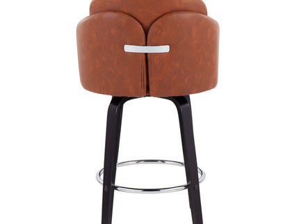 Dahlia - Contemporary Counter Stool Round Footrest (Set of 2)