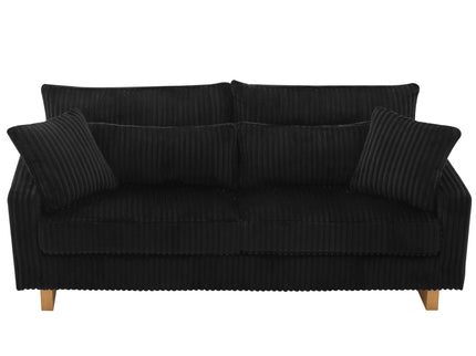 Modern Loveseat Sofa With 4 Pillows
