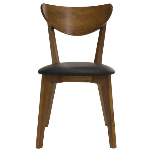 Linnea - 5 Piece Dining Set With Chairs - Dark Walnut