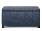 Blue / Faux Leather