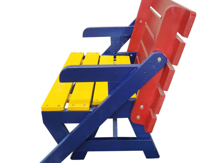 Kids Multi-Functional Arm Chair, Table With 2 Benches All-In-One Set