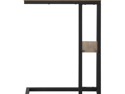 Accent Table, C - Shaped, Marble Look Contemporary & Modern Convenient Design