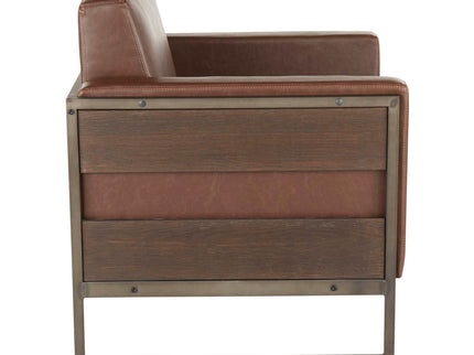 Drift - Industrial Lounge Chair - Espresso