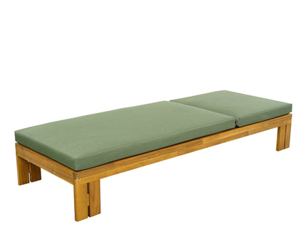 Outdoor Chaise Lounge With 5 Position Adjustable Backrest
