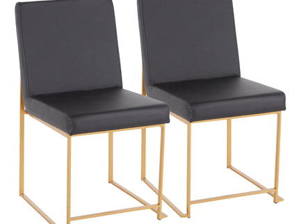 Fuji - Contemporary Stylish Frame, High Back Dining Chair (Set of 2)