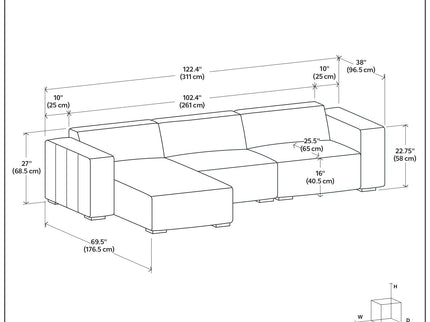 Rex - Handcrafted Sectional Sofa