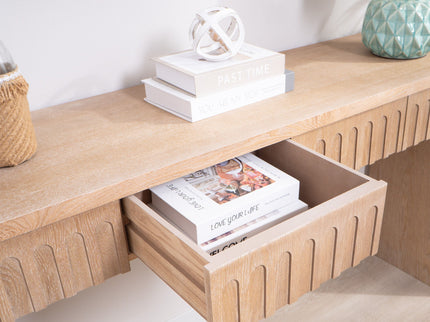 Modern Console Table With 4 Drawers, Entryway Table