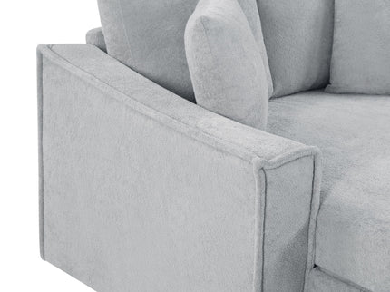 Modern Chaise Sofa With Hidden Storage For Living Room