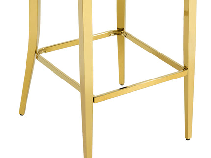 Bar Chairs With Crystal Clasp Design (Set of 2)