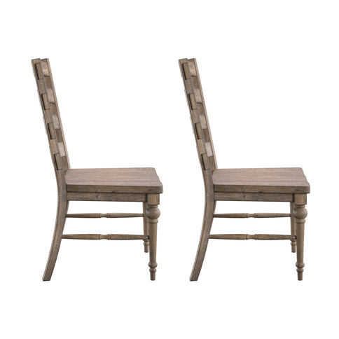 Ladderback Dining Chairs, (Set of 2) - Taupe