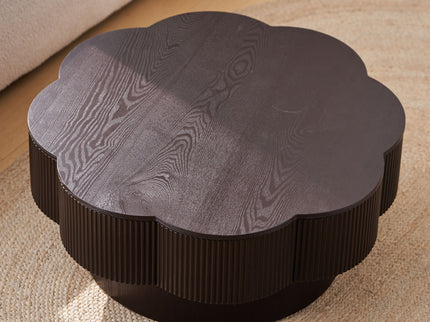 Modern Plum Blossom Shaped Coffee Table With Storage