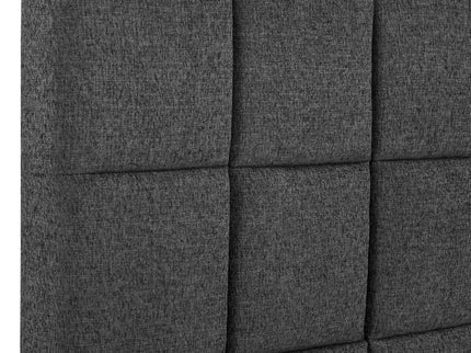 Squares Upholstered Headboard Platform Bed