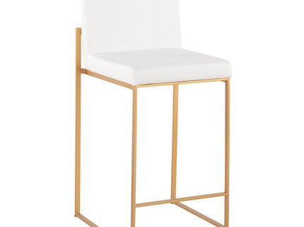 Fuji - Contemporary High Back Stylish Counter Stool